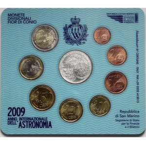 San Marino, mint set 2009, (9 pieces)