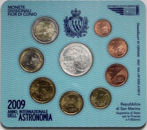 San Marino, mint set 2009, (9 pieces)