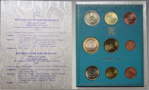 Vatican, Francis I, coin set from 2019, Panama, (9 pieces)