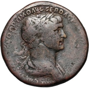 Roman Empire, Trajan 98-117, Sestertius, Rome