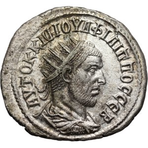 Roman Empire, Philip the Arab 244-249, Billon Tetradrachm, Antiochia