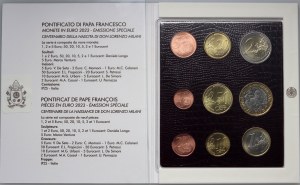 Vatican, Francis I, lot of 9 coins from 2023, Lorenzo Milani
