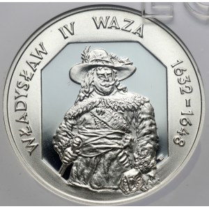 III RP, 10 złotych 1999, Władysław IV Waza, półpostać