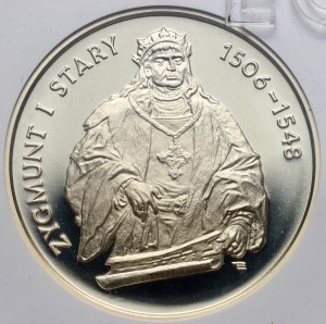 Third Republic, 200,000 gold 1994, Sigismund I the Old, half figure