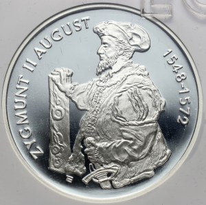 III RP, 10 złotych 1996, Zygmunt August, półpostać