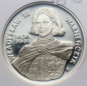 Third Republic, 200,000 gold 1992, Ladislaus Varna, half figure