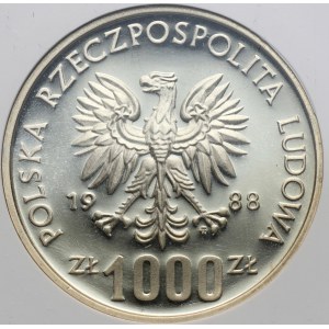 PRL, 1000 złotych 1988, Jadwiga, PRÓBA