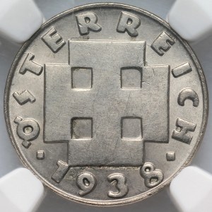 Austria, Republic, 5 Groschen 1938, Vienna