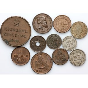 World, coin set, (11 pieces)