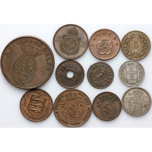 World, coin set, (11 pieces)