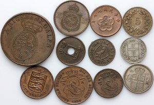 World, coin set, (11 pieces)