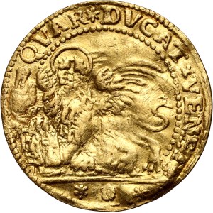 Italy, Venice, Carlo Ruzzini 1732-1735, 2 Zecchini ND, very rare