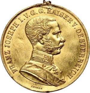 Austria, Franz Joseph, Gold Medal of Merit (8 Ducats), For Bravery