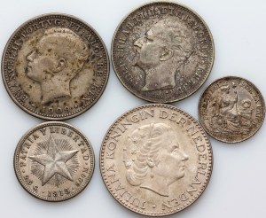 World, set of coins, (5 pieces)