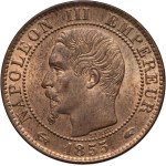 France, Napoleon III, 5 Centimes 1855 A, Paris