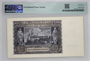 General Government, 20 zloty 1.03.1940, series L