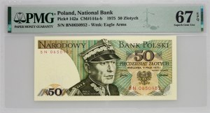 People's Republic of Poland, 50 gold 1975, Karol Swierczewski, BN series