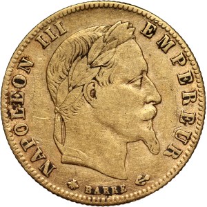 France, Napoleon III, 5 Francs 1866 A, Paris