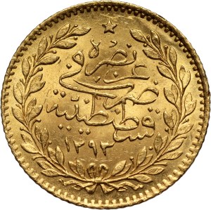 Türkiye, Abdul Hamid II, 25 Kurus 1293 (1876)