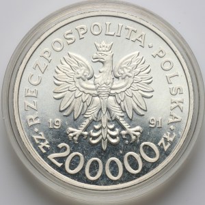 Third Republic, 200,000 zl 1991, 200th Anniversary of the 3rd of May Constitution