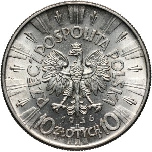 II RP, 10 złotych 1936, Warszawa, Józef Piłsudski