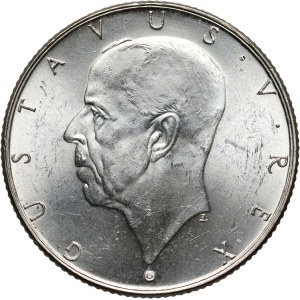 Sweden, Gustav V, 2 Kronor 1938, 300th Anniversary of the founding of New Sweden Settlement in Delaware