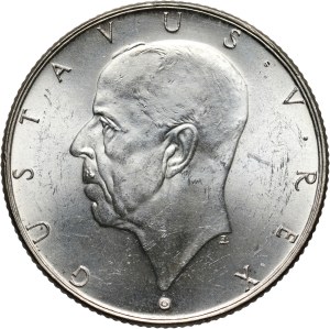 Sweden, Gustav V, 2 Kronor 1938, 300th Anniversary of the founding of New Sweden Settlement in Delaware