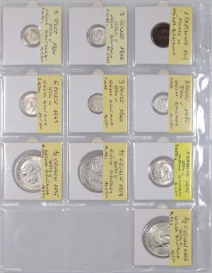 Great Britain, set of coins from 1907-1945, (10 pieces)