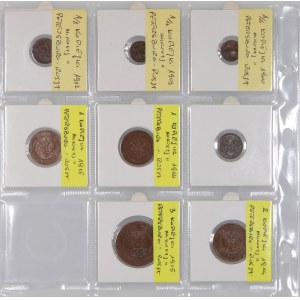 Russia, Nicholas II, set of coins from 1900-1915, (8 pieces)