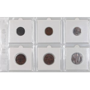 Germany, Prussia, set of coins from 1810-1871, (6 pieces)