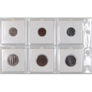 Germany, Prussia, set of coins from 1810-1871, (6 pieces)