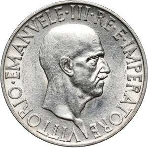 Italy, Victor Emmanuel II, 10 Lire 1936 R, Rome