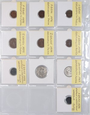 Second Republic, set of coins from 1923-1939, (10 pieces)