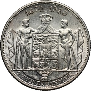 Denmark, Christian X, 2 Kroner 1930, Copenhagen