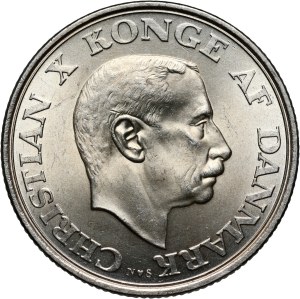 Denmark, Christian X, 2 Kroner 1945, King's Birthday