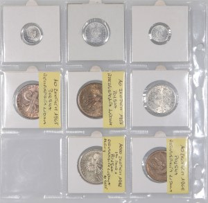 People's Republic of Poland, set of coins from 1949-1982, (8 pieces)