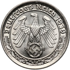 Germany, Third Reich, 50 Pfennig 1939 A, Berlin