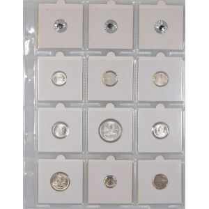 World, coin set, (12 pieces)