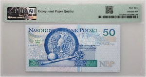 III RP, 50 zloty 25.03.1994, series AA PMG 65 EPQ