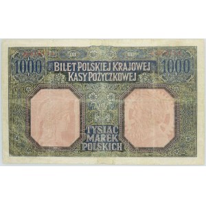 Generalne Gubernatorstwo, 1000 marek polskich 9.12.1916, Generał, seria A