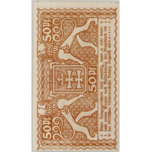 Wolne Miasto Gdańsk, 50 fenigów 1.11.1918