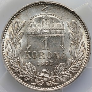 Hungary, Francis Joseph I, Corona 1895, Kremnica