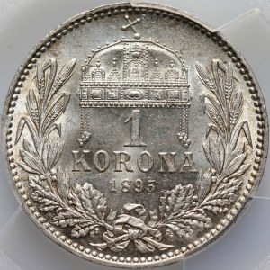 Hungary, Francis Joseph I, Corona 1895, Kremnica