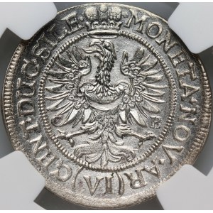 Śląsk, Księstwo Brzesko-Legnicko-Wołowskie, Ludwika Anhalcka (regentka), 6 krajcarów 1673 CB, Brzeg