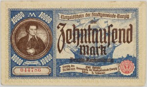 Free City of Danzig, 10000 marks, 26.06.1923