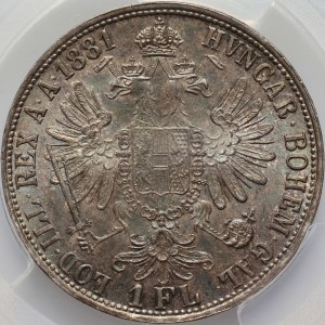 Austria, Francis Joseph I, Florin 1881, Vienna