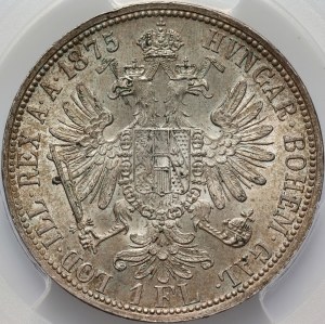 Austria, Francis Joseph I, Florin 1875, Vienna