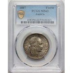 Austria, Francis Joseph I, Florin 1887, Vienna