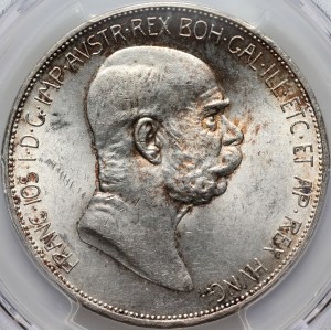 Austria, Franz Joseph I, 5 Corona 1908, Vienna, 60th anniversary of reign