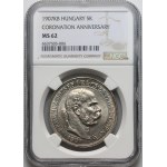 Hungary, Franz Joseph I, 5 Corona 1907 KB, Kremnica